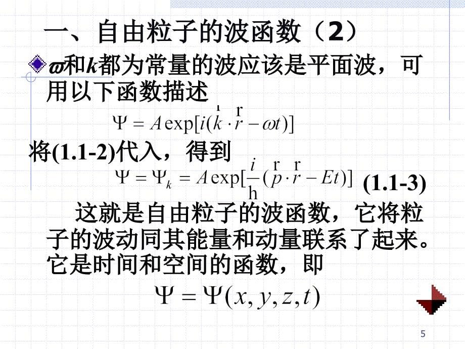 一般粒子的波函数及其物理意义课件_第5页