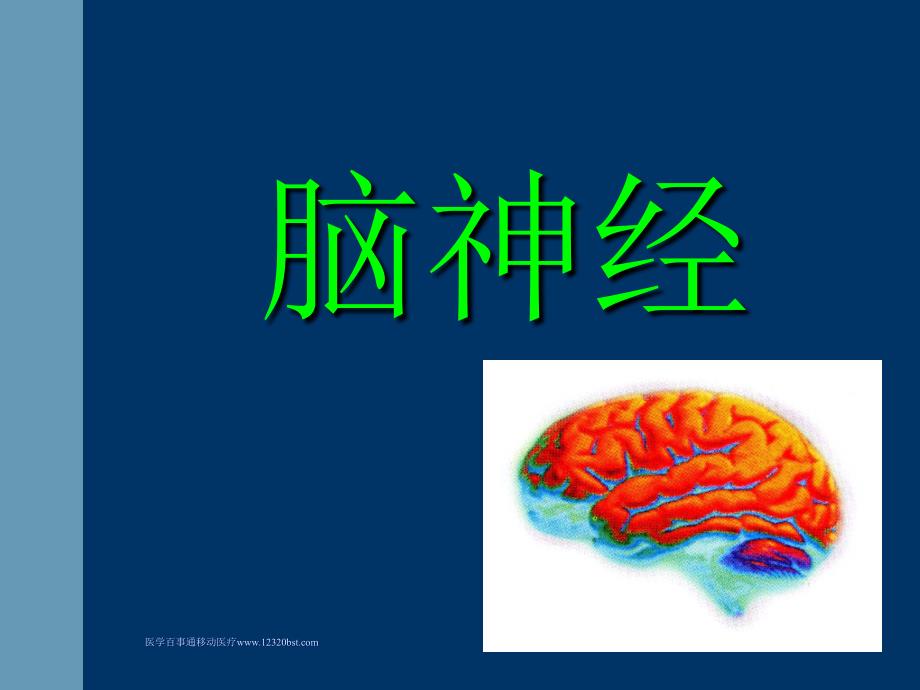 医学百事通移动医疗资料库——脑神经(转载)_第1页