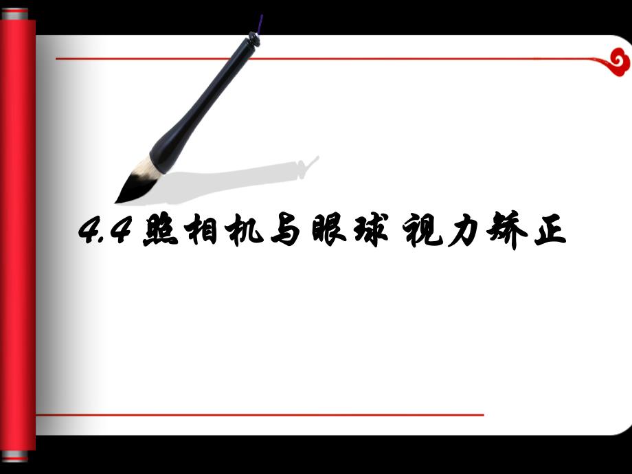 照相机眼球视力的矫正_第1页