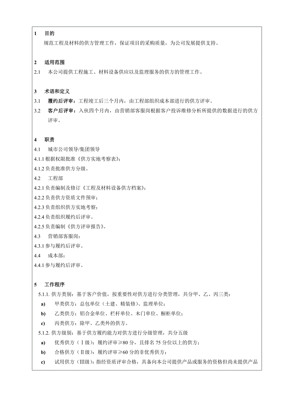 工程及材料供方管理作业指引(城市公司)(共15页)_第3页