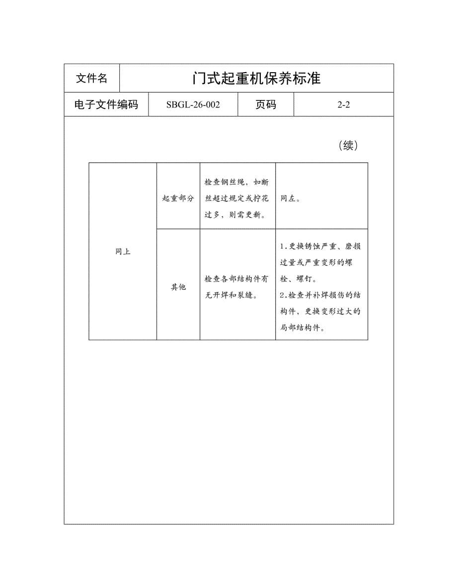 起重运输设备保养标准_第5页