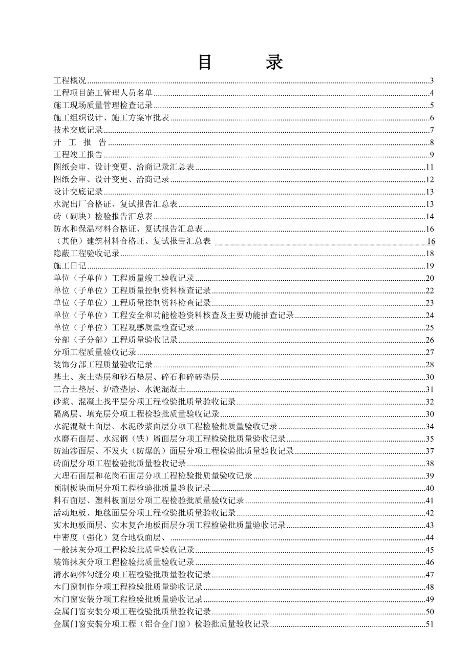 景区配套用房装饰工程竣工验收资料_第1页