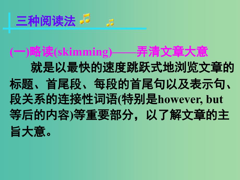 高考英语二轮复习 阅读理解 高效解题密招课件.ppt_第2页