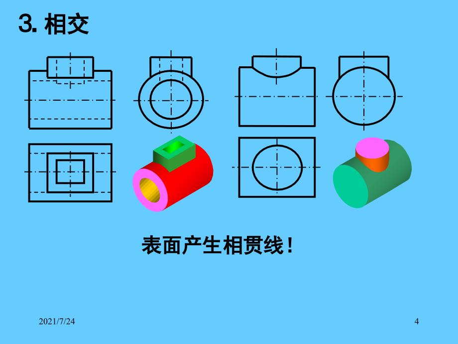 工程制图组合体习题课PPT课件_第4页