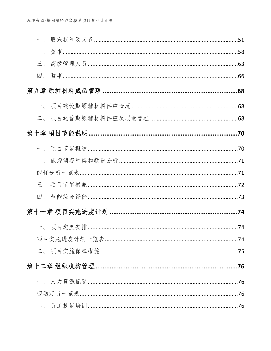 揭阳精密注塑模具项目商业计划书（参考范文）_第3页