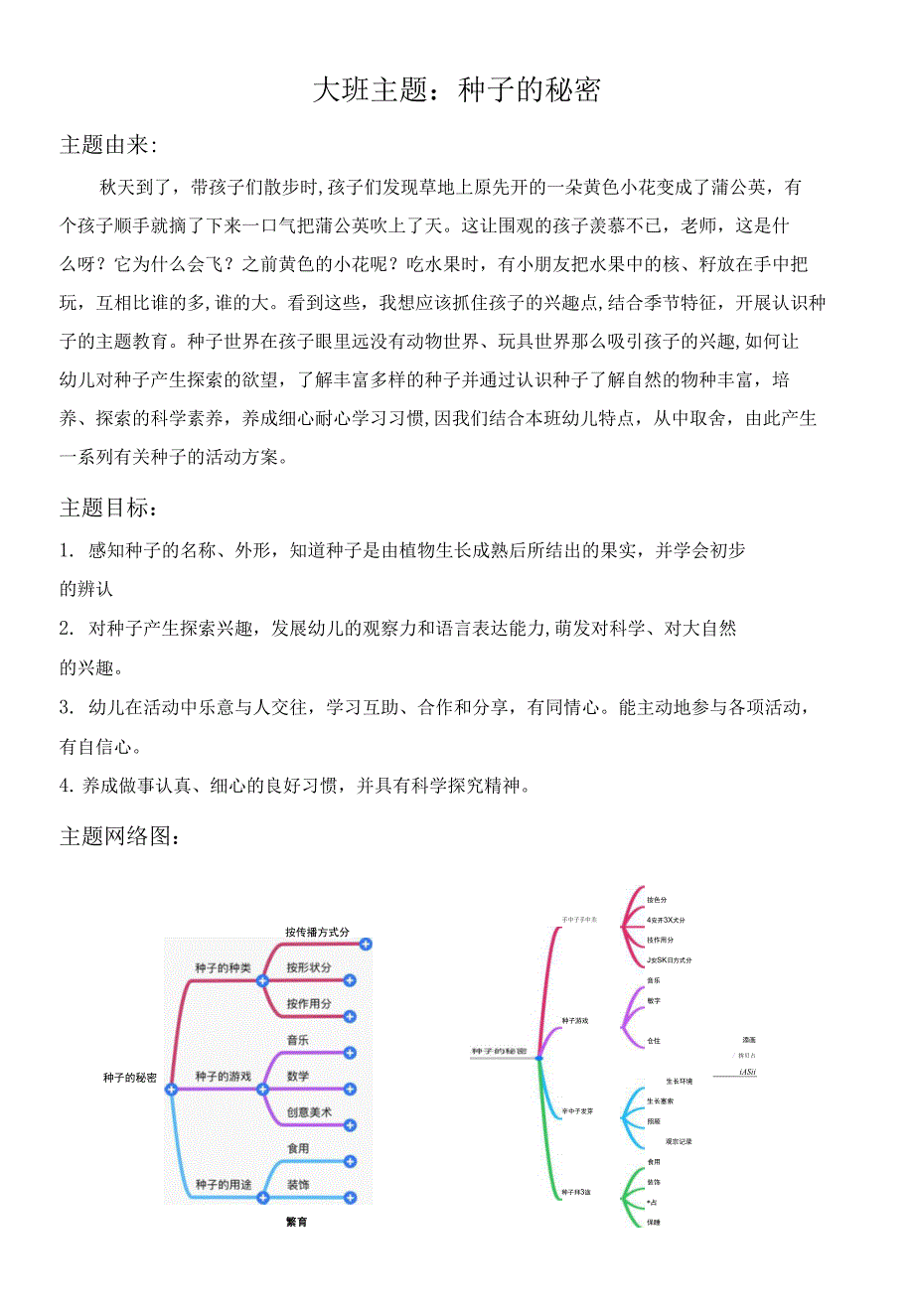 大班班本课程：种子的秘密_第1页