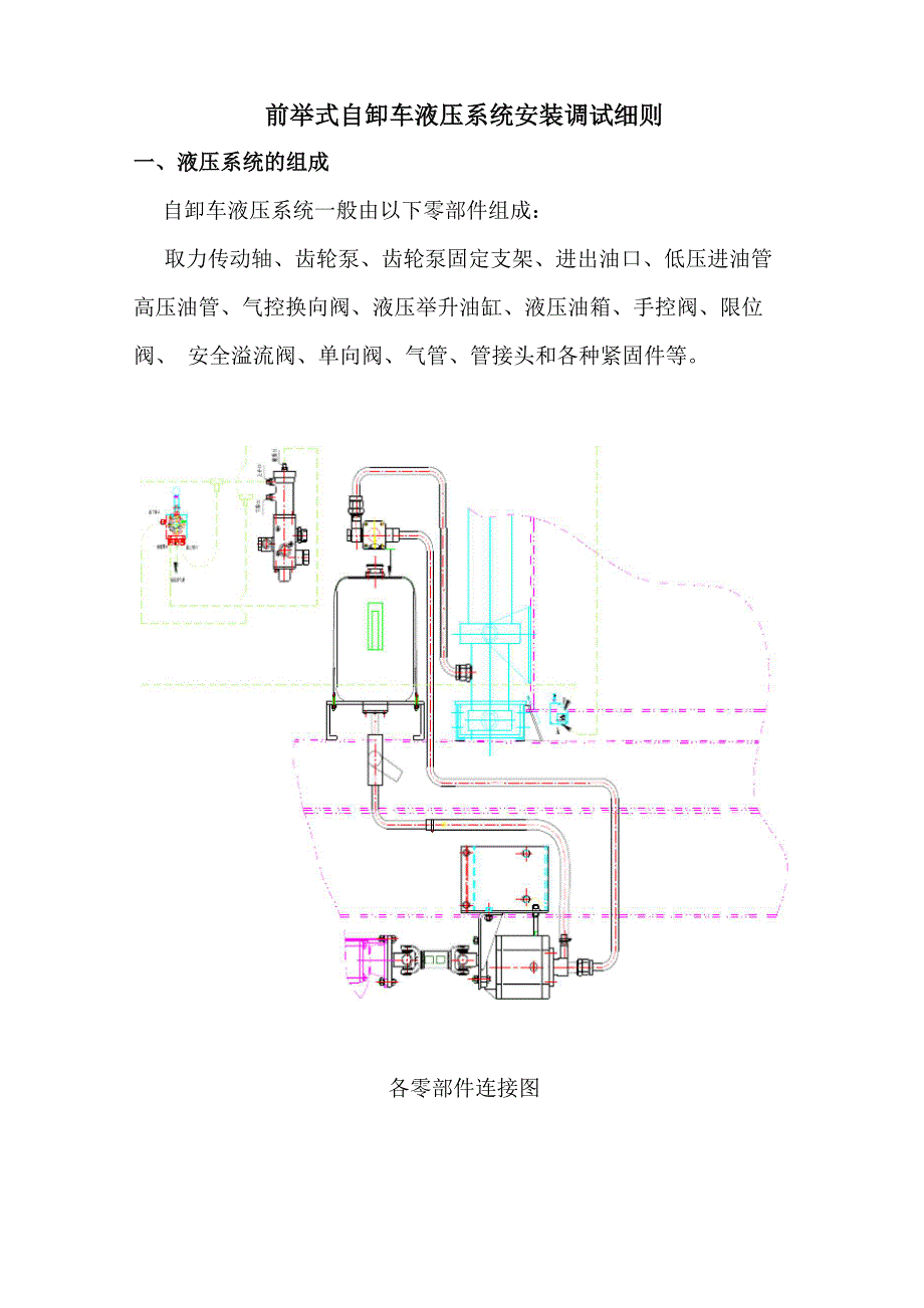 自卸车液压系统安装指南_第1页