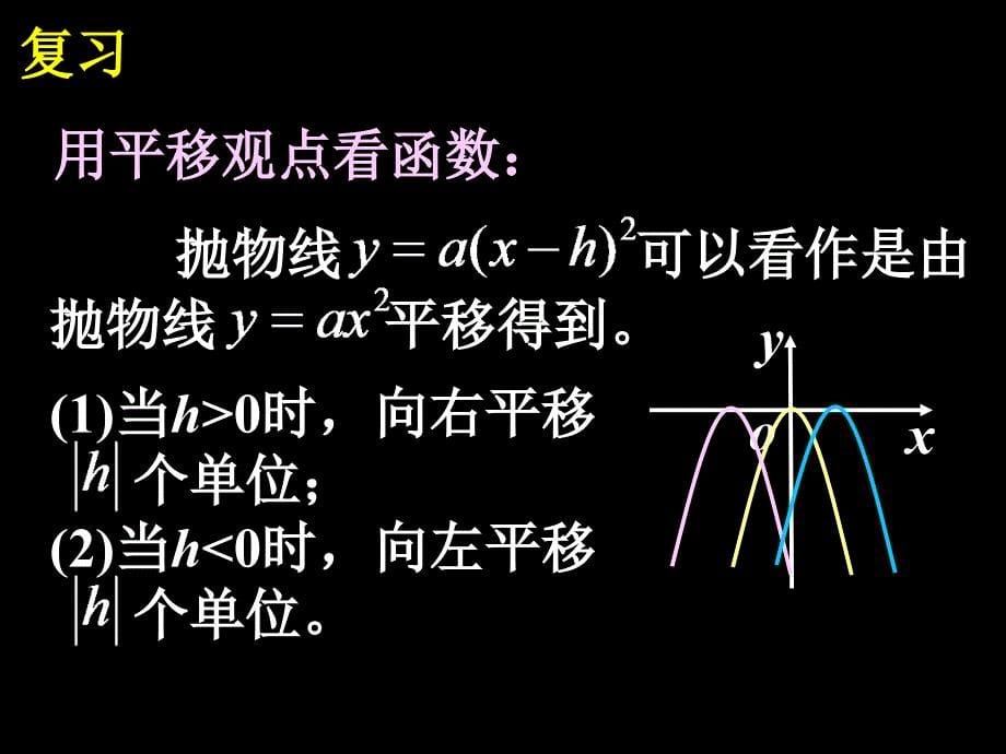 课件二2213二次函数yaxh2k的图象和性质_第5页