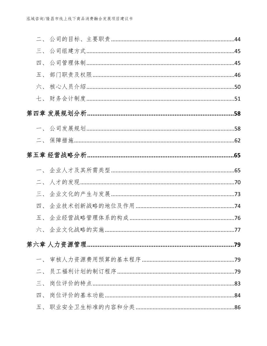 隆昌市线上线下商品消费融合发展项目建议书（模板）_第3页