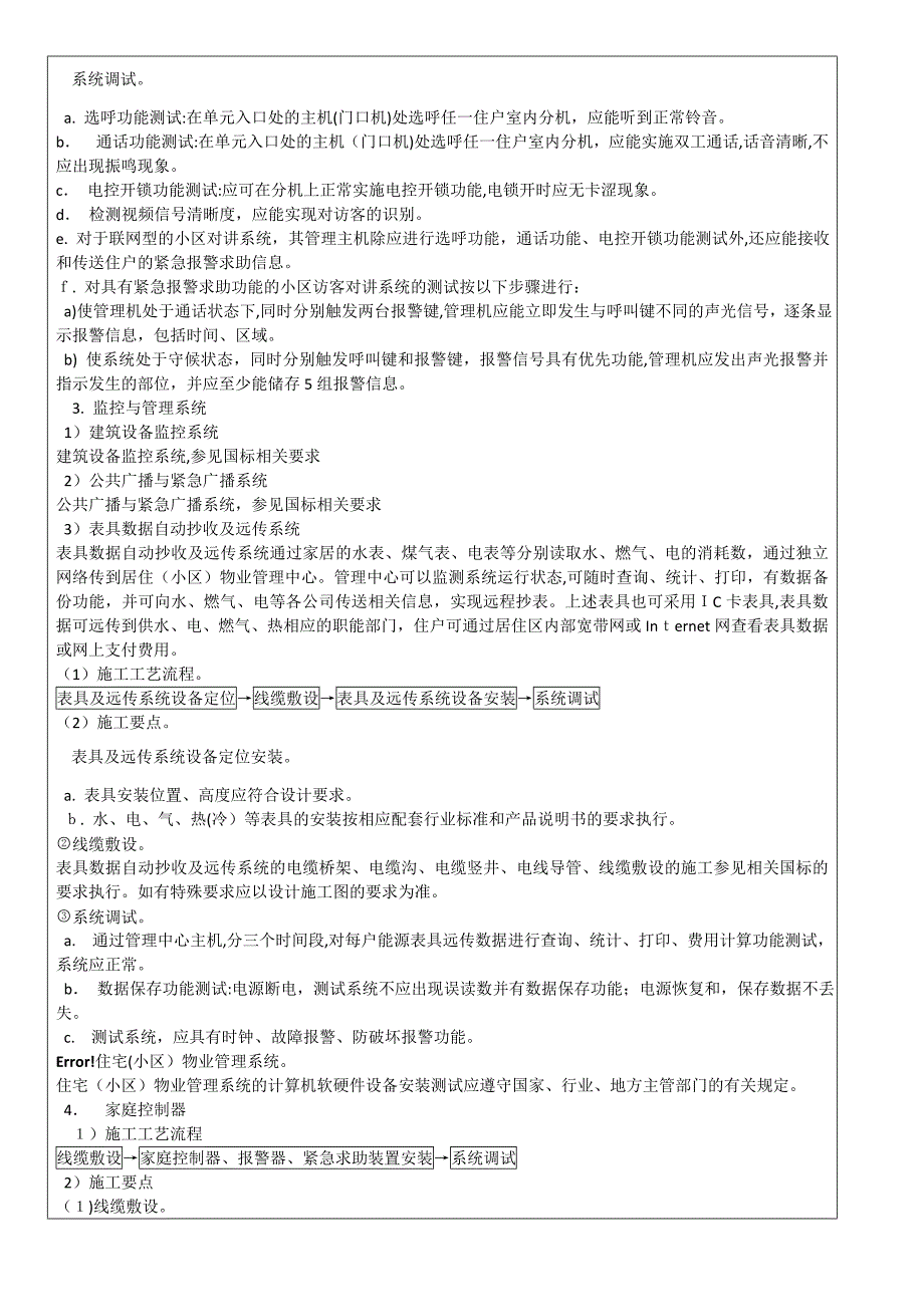 住宅(小区)智能化系统工程技术交底记录试卷教案_第3页