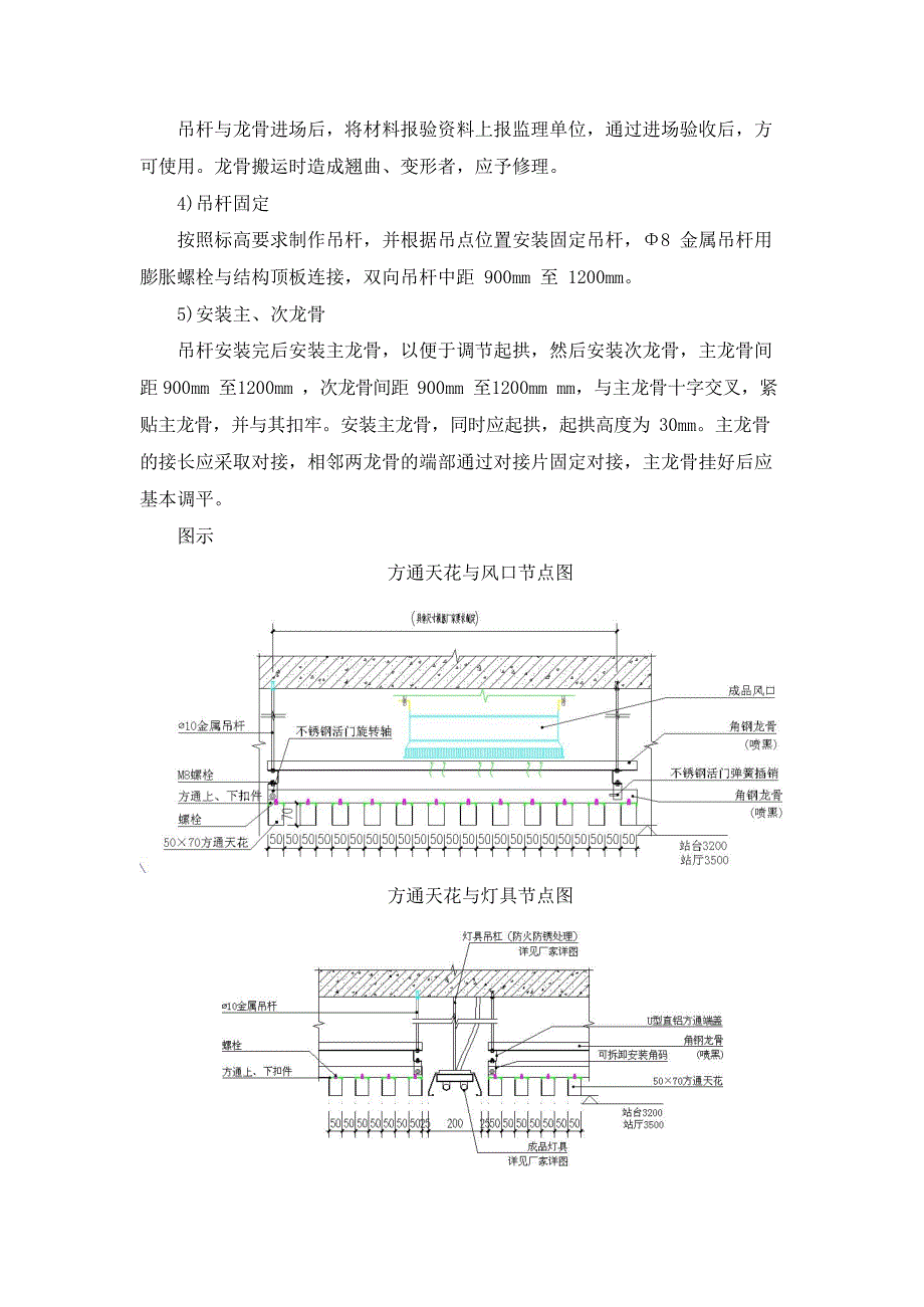 铝方通吊顶施工专项实施方案_第2页