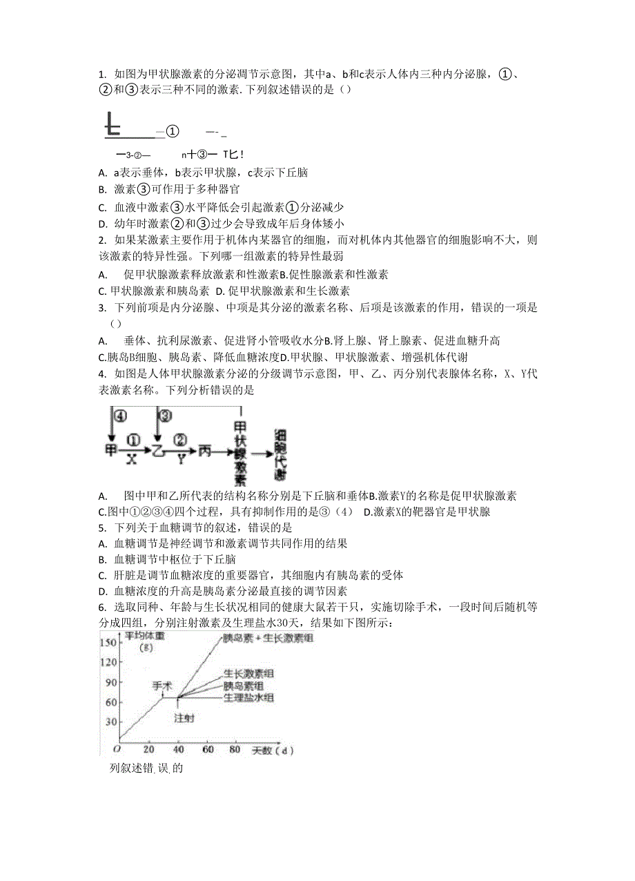 激素的调节_第1页