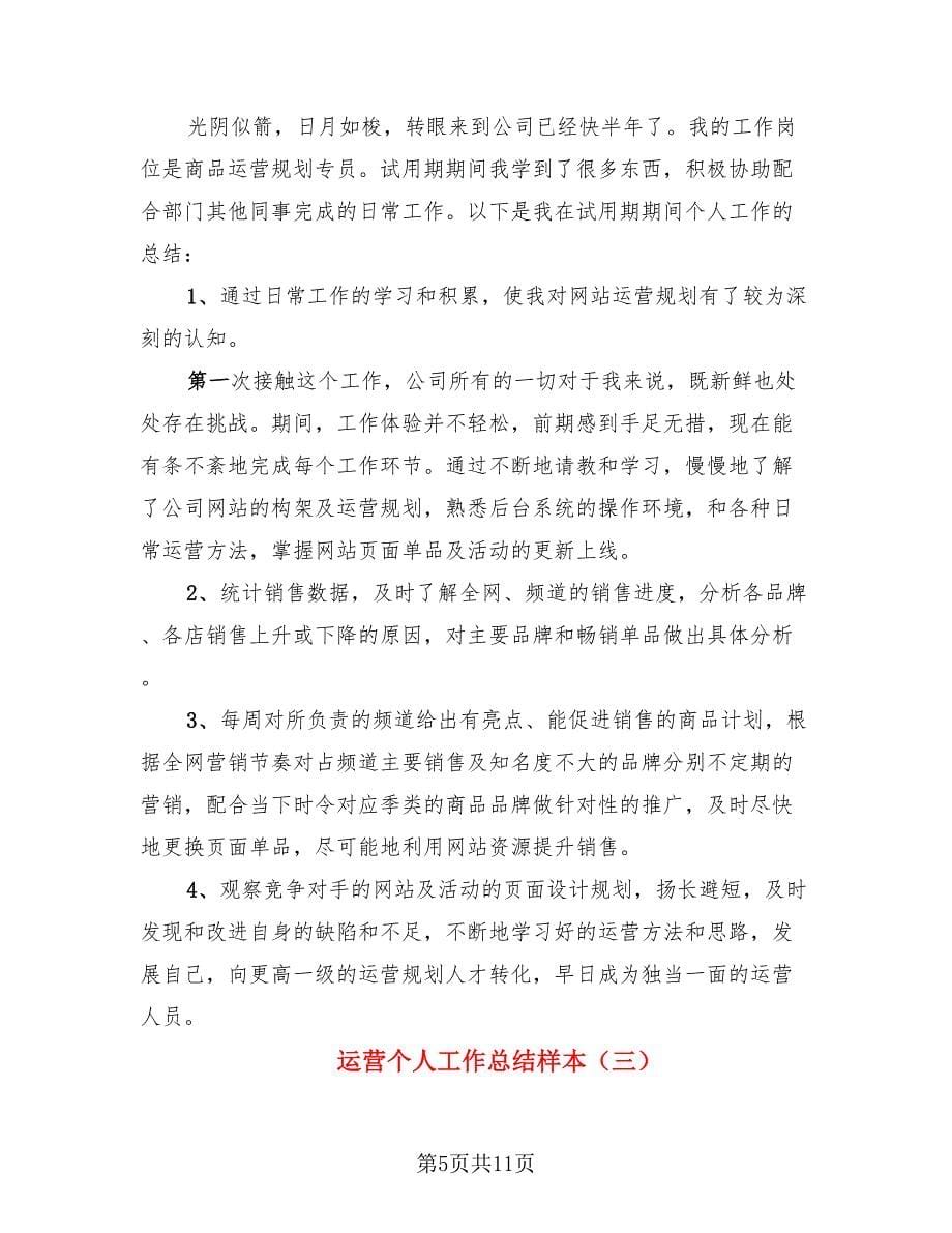 运营个人工作总结样本.doc_第5页