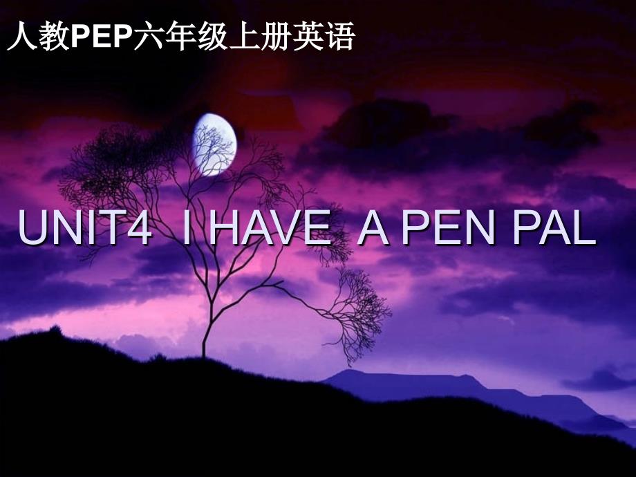 人教PEP版英语六上Unit 4I have a pen palPPT课件之五_第1页