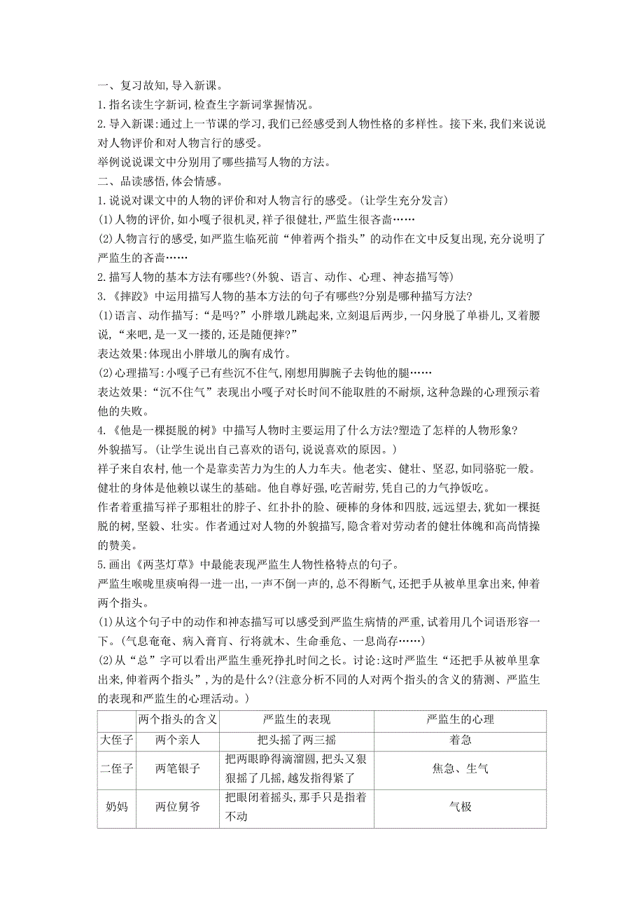 最新部编人教版五年级下册语文13人物描写一组教案【新教材】.doc_第2页