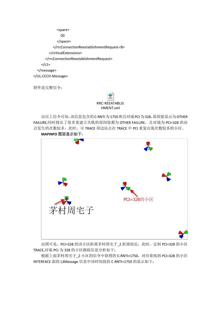 TOP小区处理RRC重建成功率低优化案例_第5页