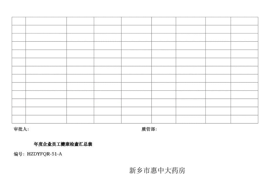 单体药店GSP认证表格记录(横)bnfn_第5页