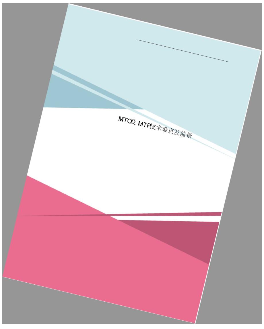 MTO及MTP技术难点及前景_第1页
