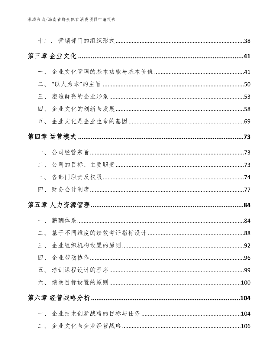 海南省群众体育消费项目申请报告_第2页