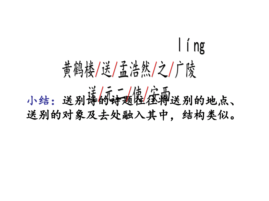 黄鹤楼送孟浩然之广陵古诗两首最后成品_第3页