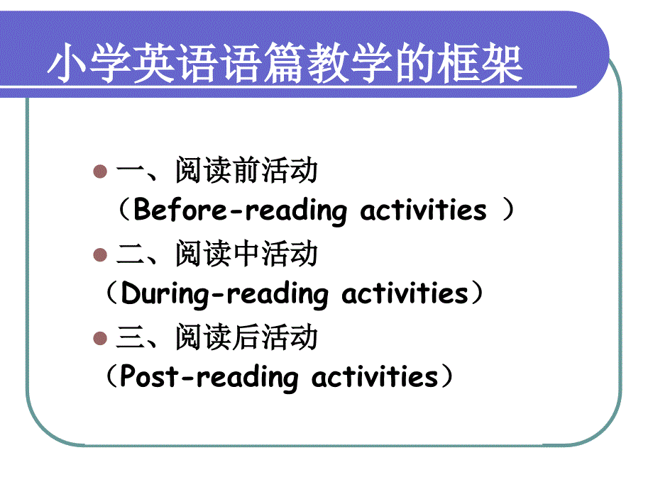 小学英语语篇教学框架ppt课件_第2页