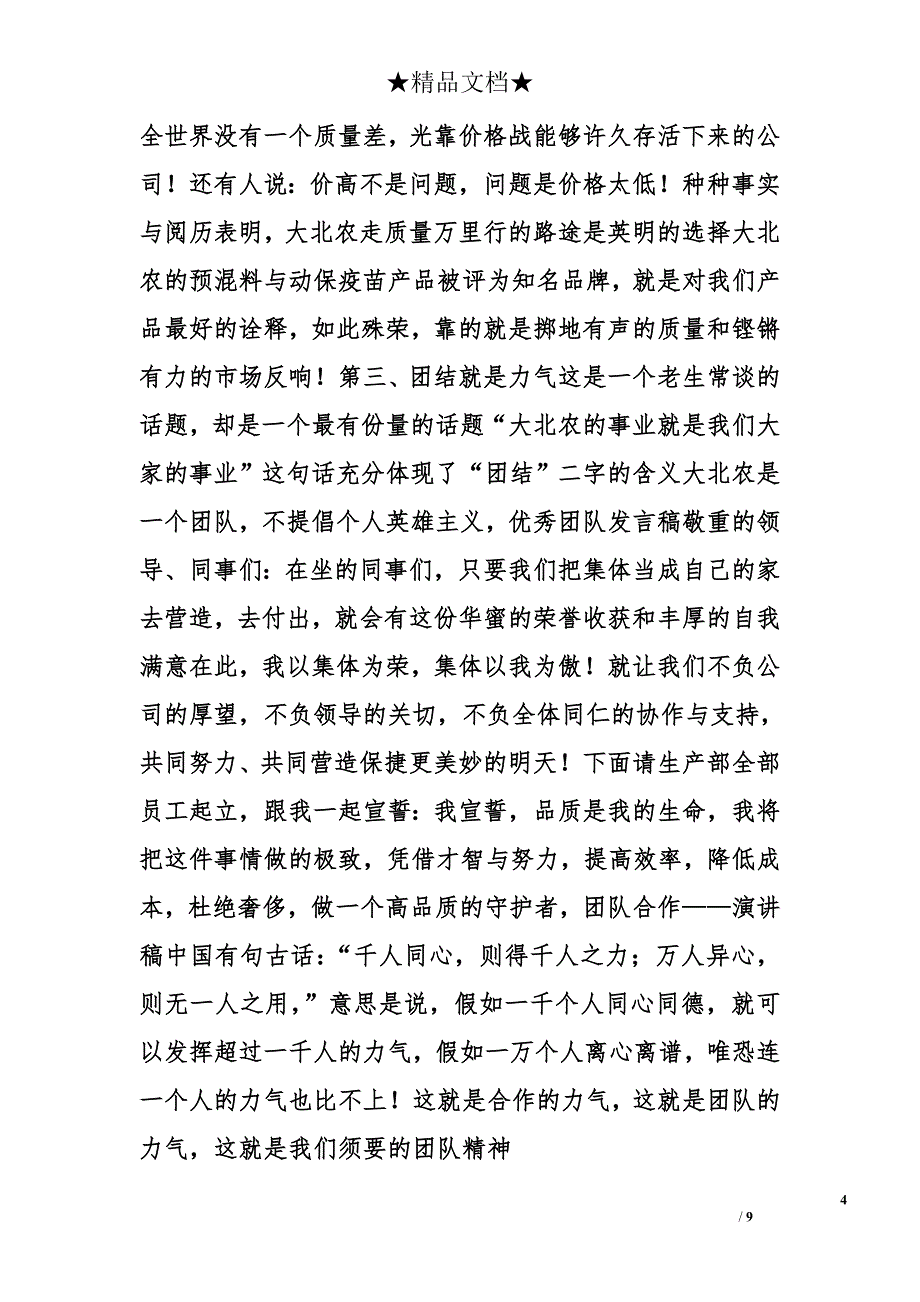 团队发言稿_第4页