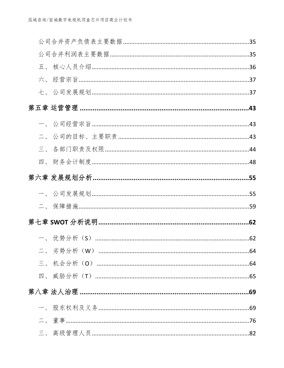 宣城数字电视机顶盒芯片项目商业计划书（模板参考）_第4页