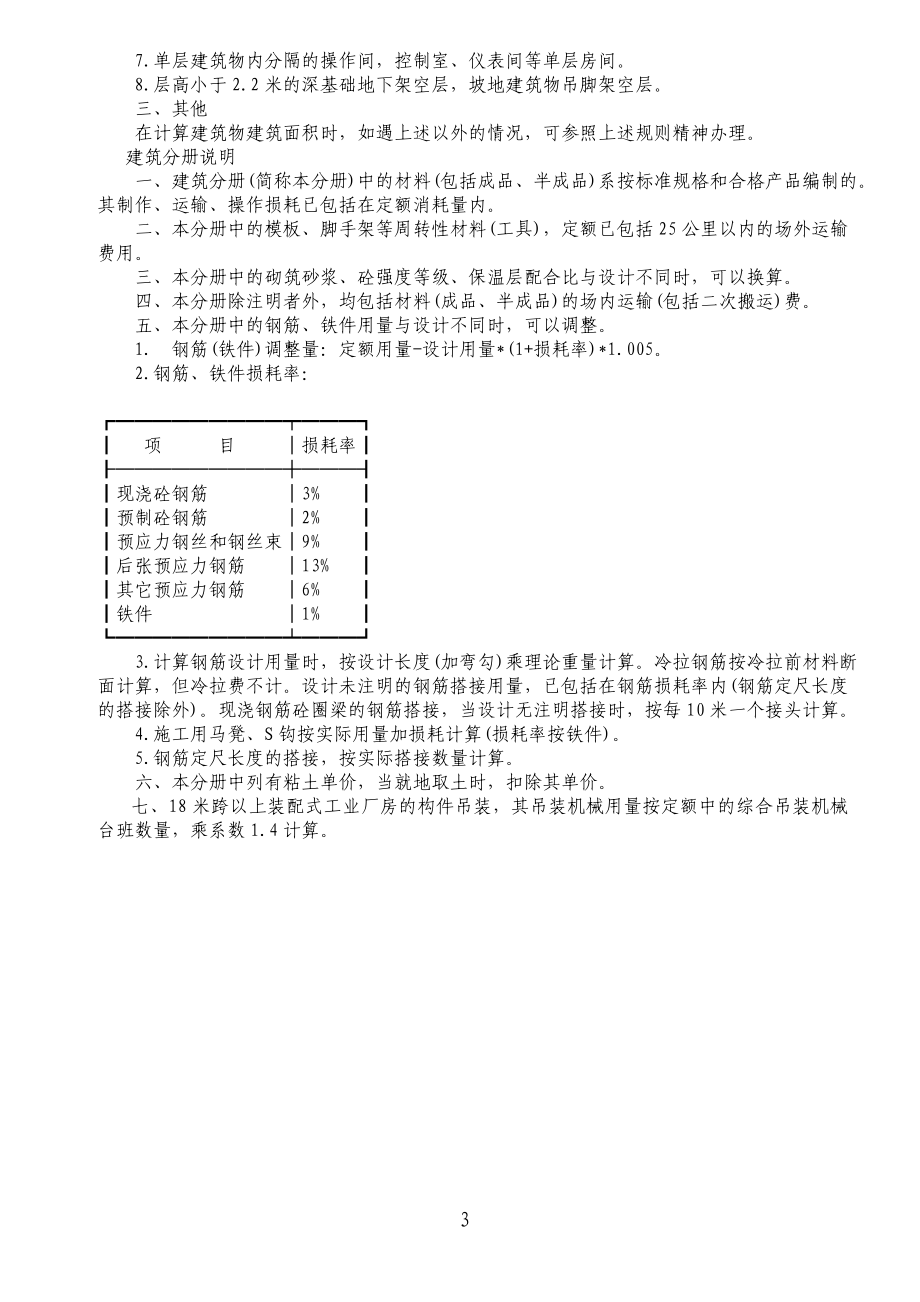 96定额土建综合说明_第4页