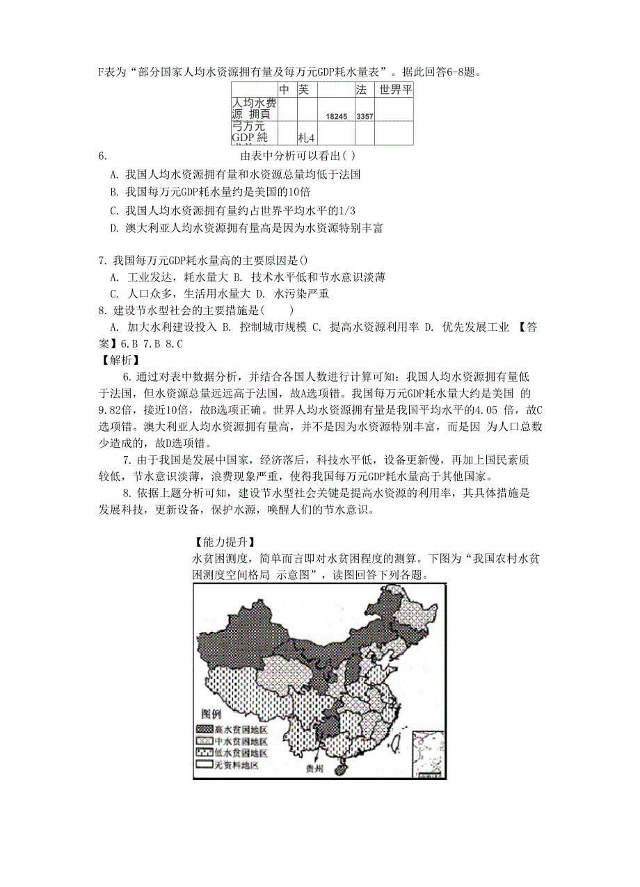 考点14 水资源的合理利用_第4页