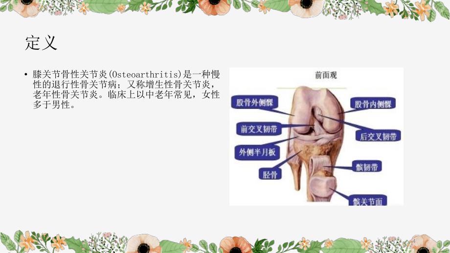 优质课件膝关节骨性关节炎护理查房演示课件_第4页