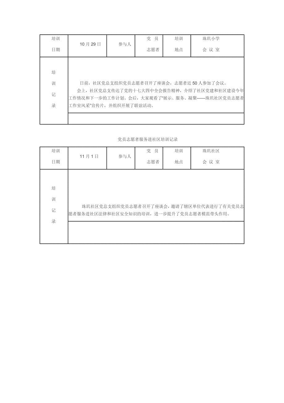 党员志愿者服务进社区活动.doc_第5页