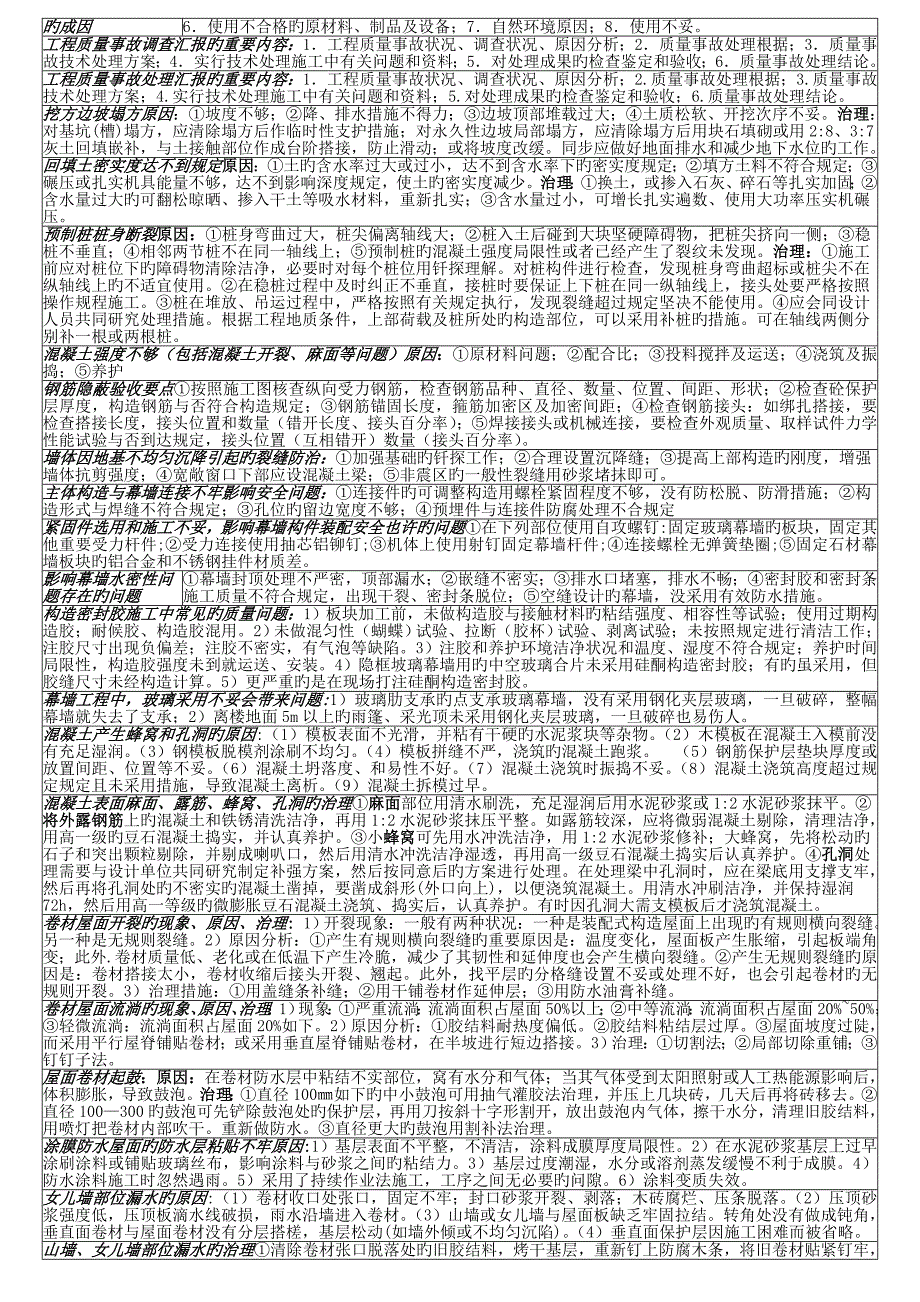 2022年一级建造师考试建筑实务小抄_第3页