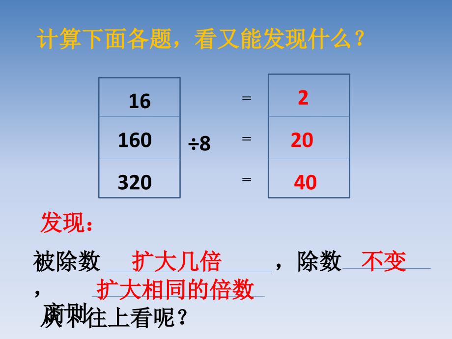 四年级数学课件商的变化规律_第4页