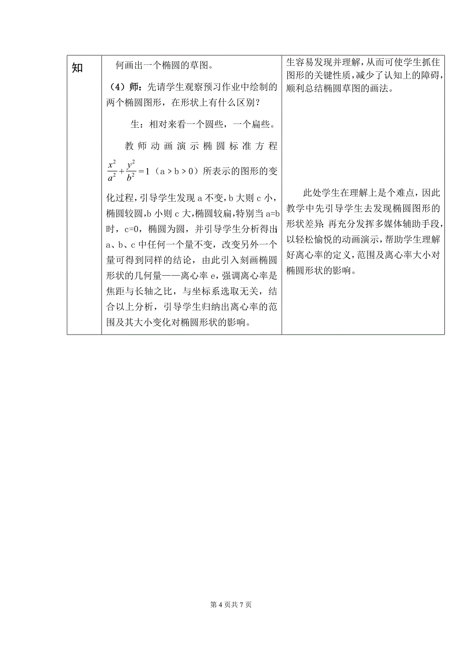 椭圆的简单几何性质教学设计.docx_第4页