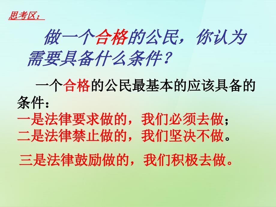 浙江省宁波市慈城中学八年级政治下册1.2.2忠实履行义务2课件新人教版_第3页