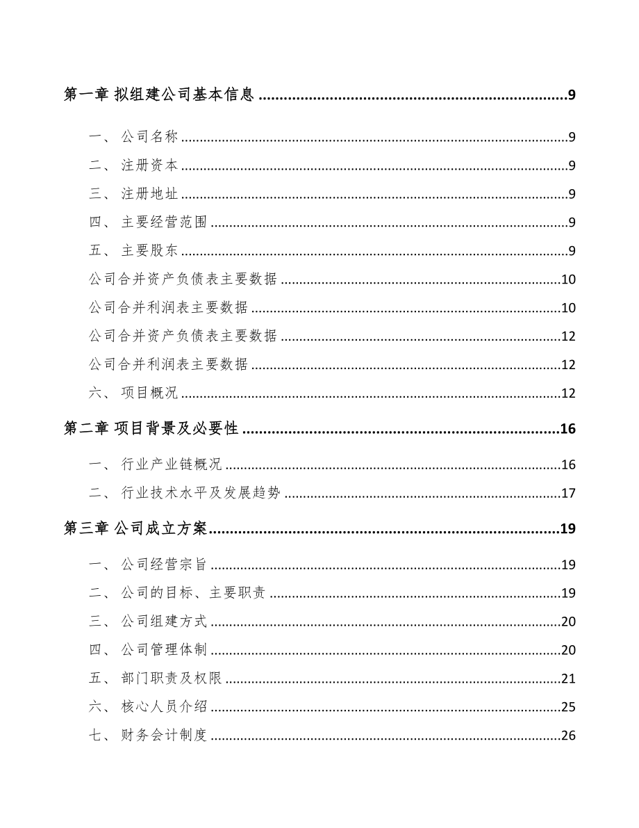 武汉关于成立晶硅处理设备公司可行性研究报告(DOC 80页)_第3页
