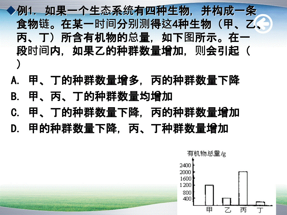 食物网中种群数量变化分析_第3页