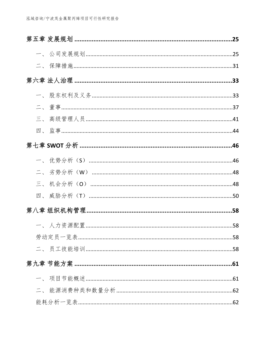 宁波茂金属聚丙烯项目可行性研究报告（范文模板）_第2页