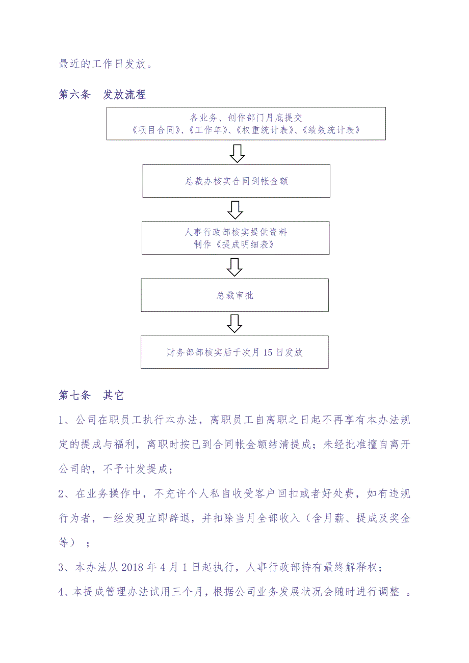 广告公司业绩提成方案（天选打工人）.docx_第3页