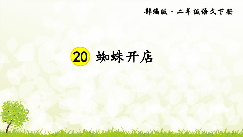 部编版小学语文二年级下册20-蜘蛛开店课件_第3页