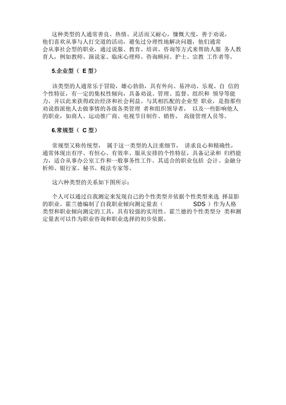 霍兰德的个性职业匹配理论_第2页