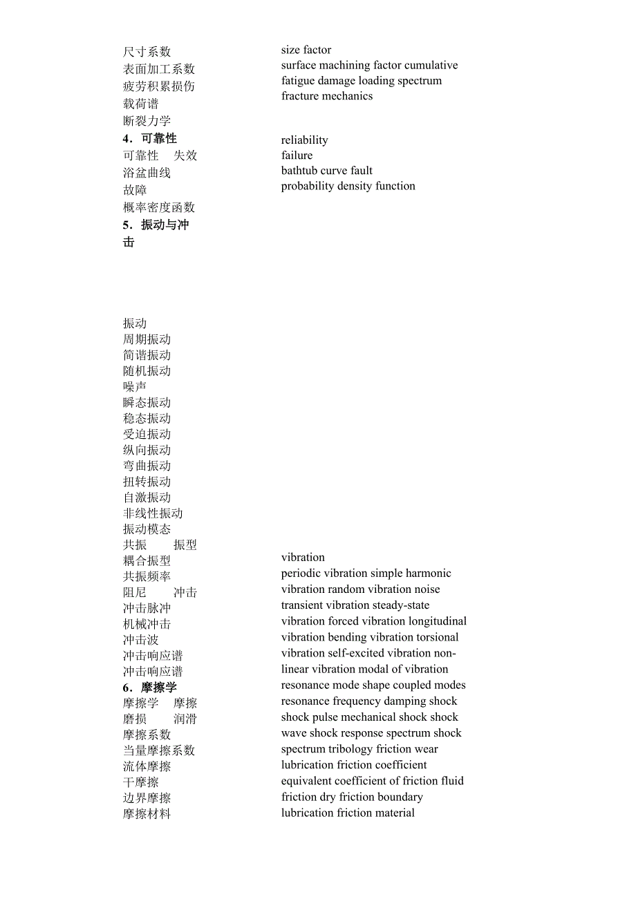 中英文机械设计基础名词术语_第4页