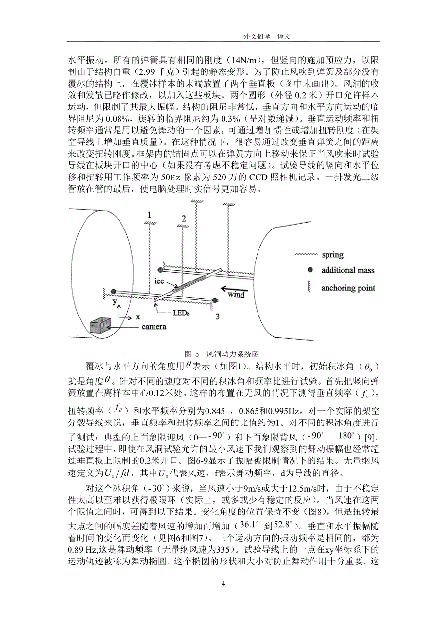 外文翻译-风洞效应结构舞动的研究和分析.doc_第4页