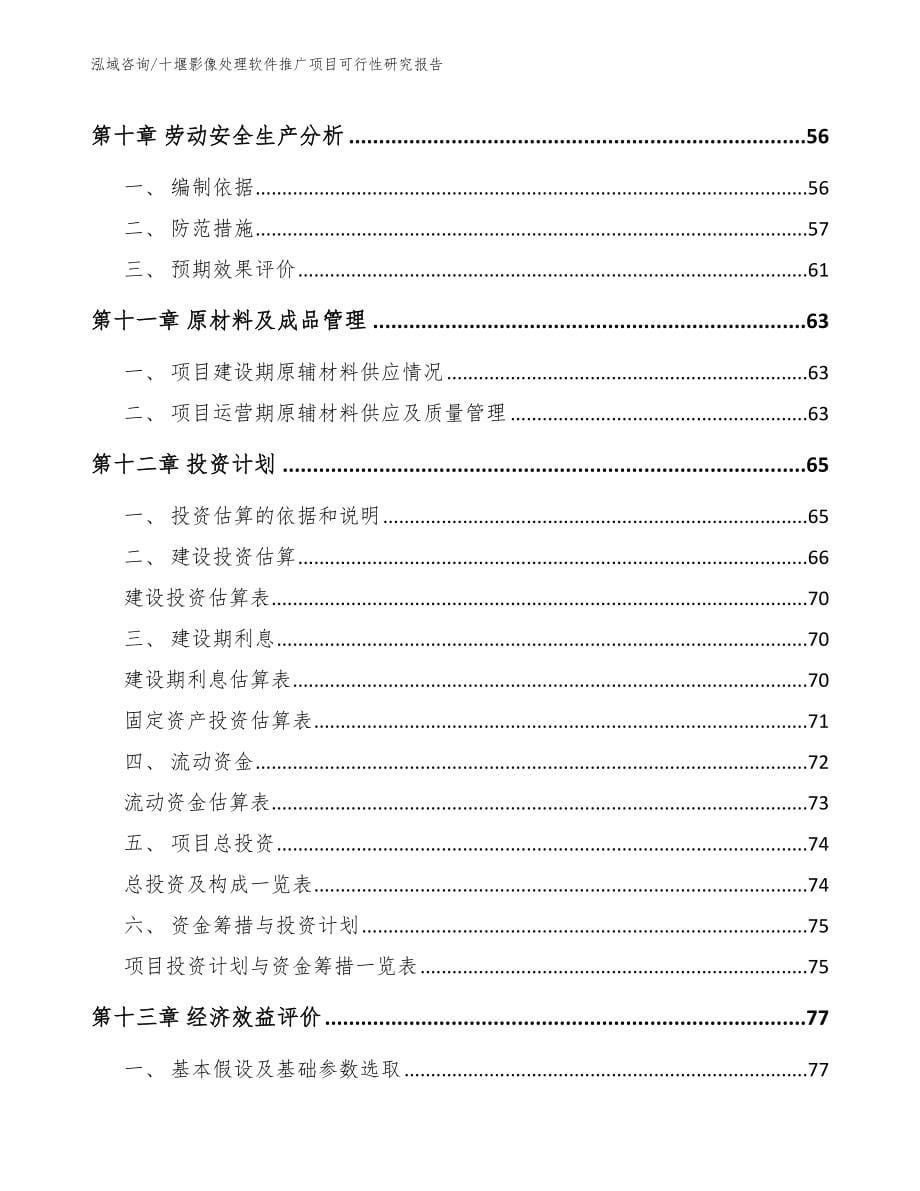 十堰影像处理软件推广项目可行性研究报告_第5页