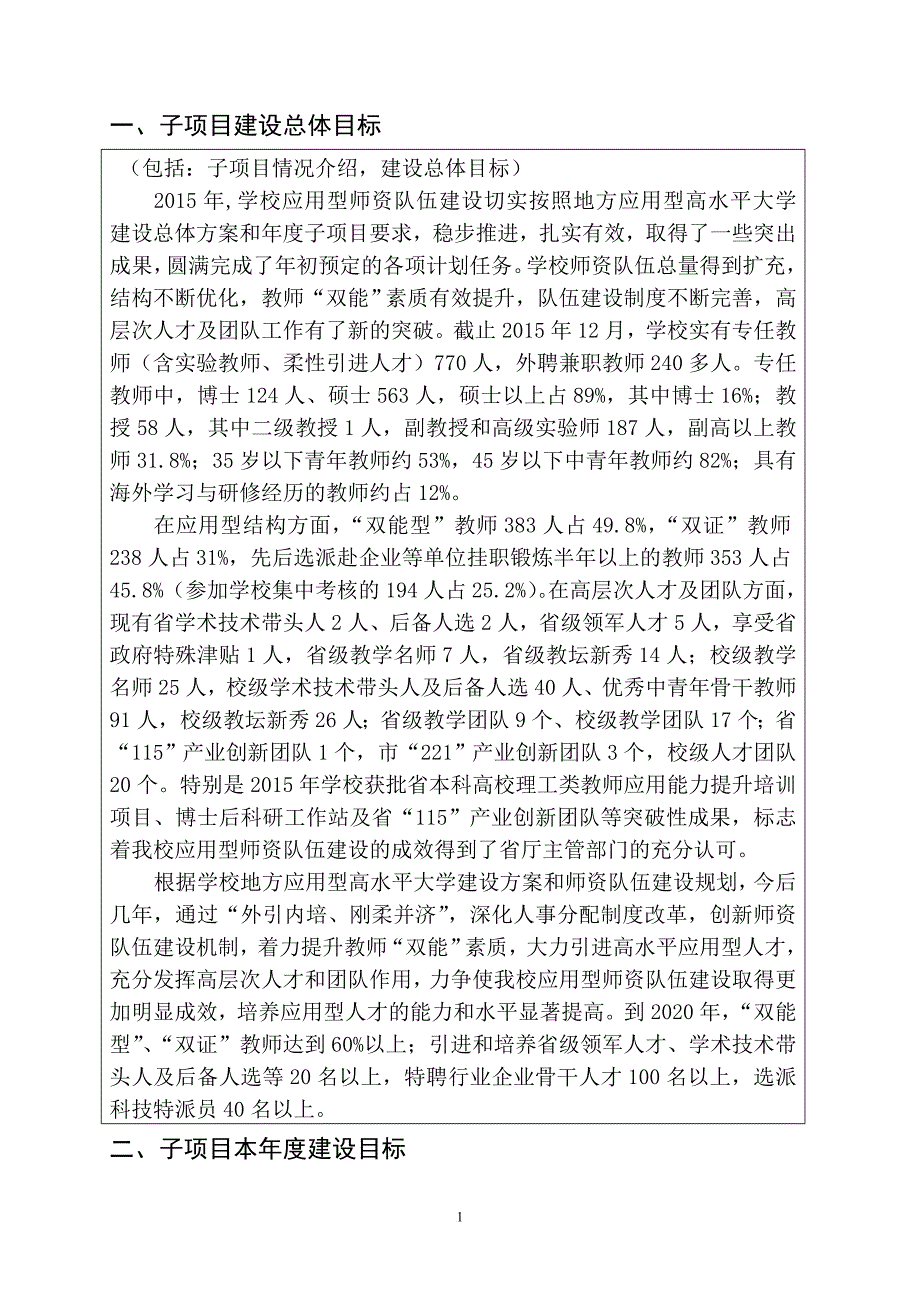 4地方应用型高水平大学2016年度建设项目工作任务书(应用型师资队伍建设)_第2页