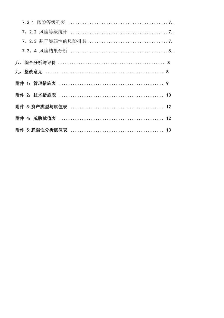 风险评估报告模板_第5页