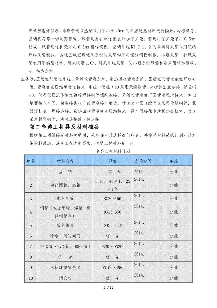 迅达工业厂房机电安装方案_第5页