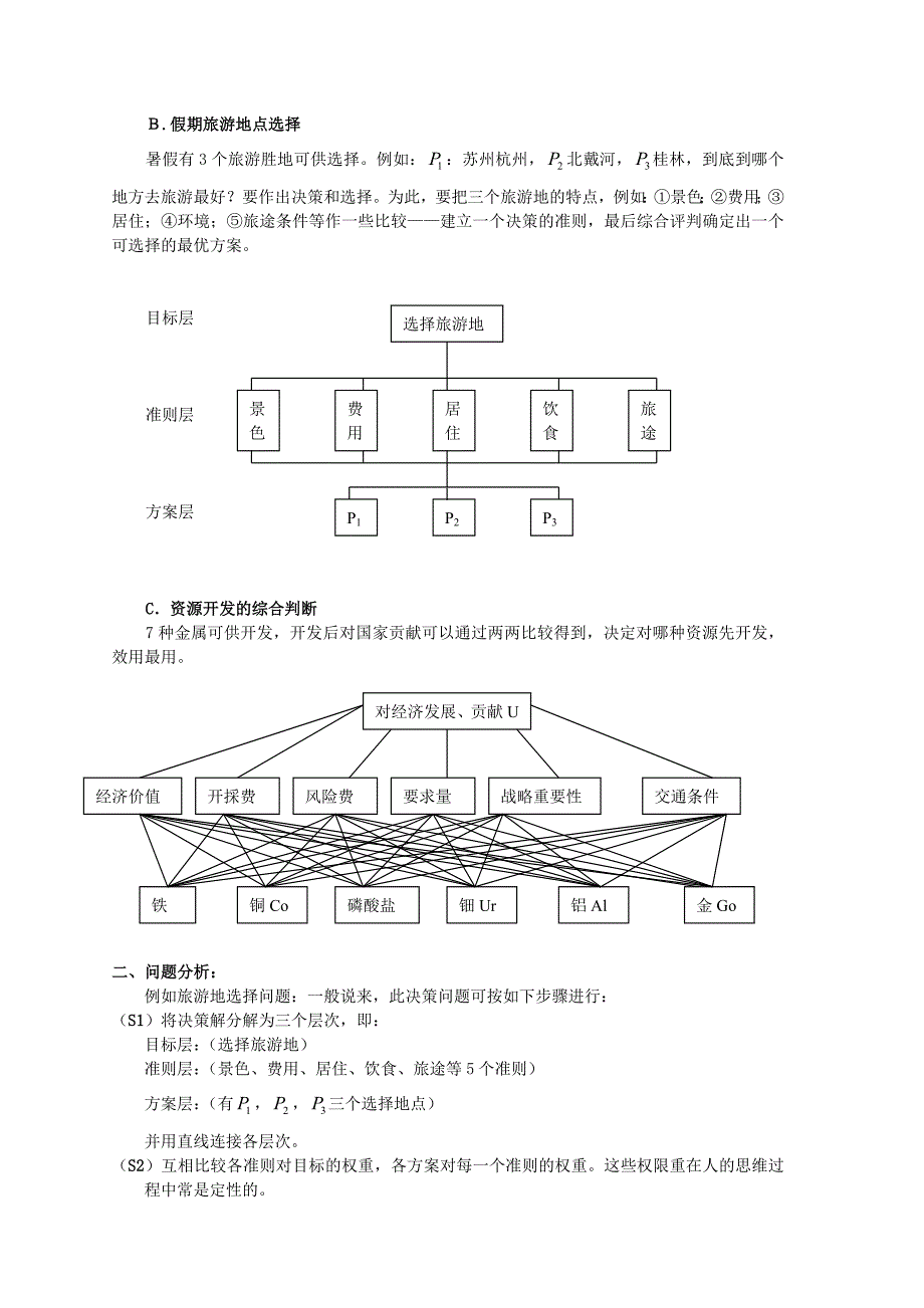 数学建模教学插件12多目标决策模型层次分析法AHP代数模型离散模型MicrosoftW_第2页