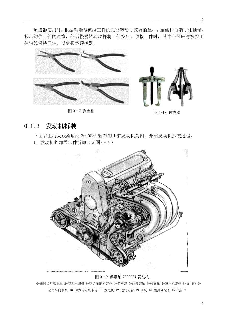 汽车发动机总体拆装_第5页