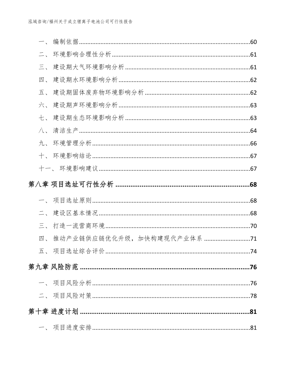 福州关于成立锂离子电池公司可行性报告（范文参考）_第5页